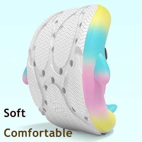 Shark Swell Chanclas,Cloud Shark Slides Women,Shark Slippers for Women and Men,Sharky Slides4