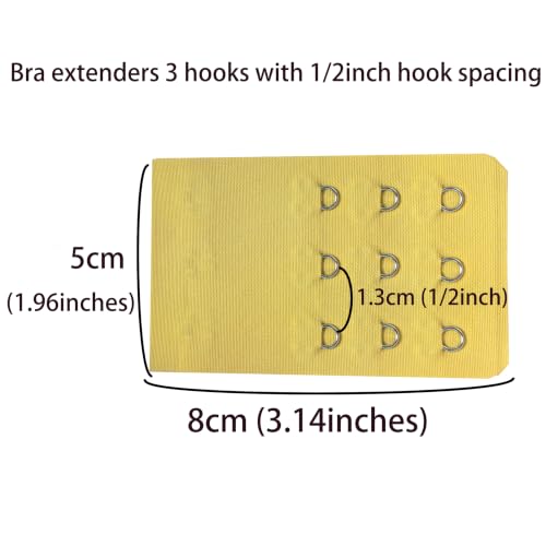 Image of SAMGU Women's Bra Extenders 2 Hook /3 Hook /4 Hook /5 Hook /6 Hook Soft Stretchy