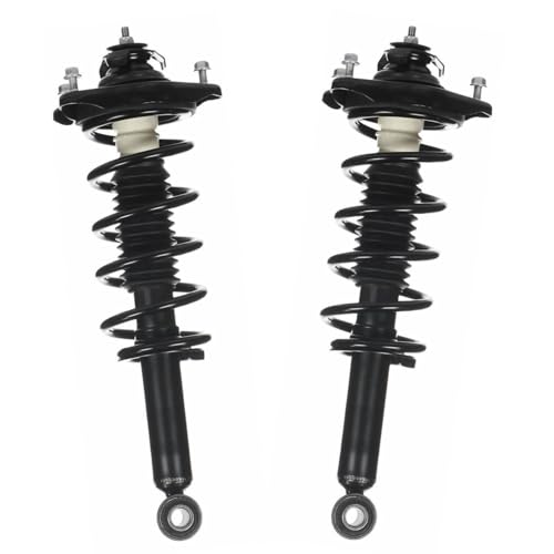 Image of Detroit Axle - 6pc Struts Sway Bars for 2006-2012 Mitsubishi Eclipse, 4 Front Rear Struts with Coil Spring 2 Front Sway Bar End Links 2007 2008 2009 2010 2011 Replacement Suspension Kit