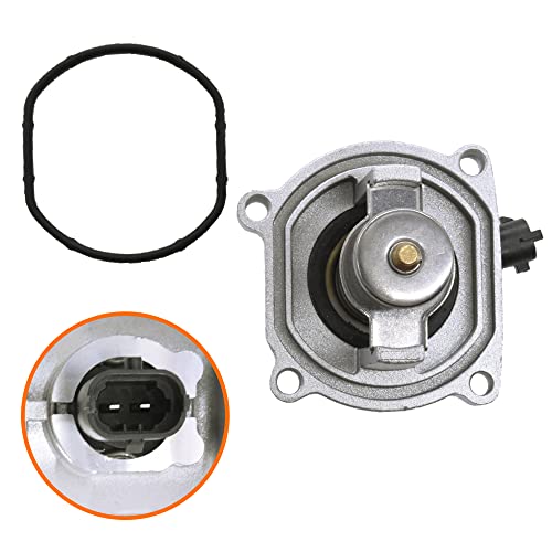 Engine Coolant Thermostat Housing Assembly Compatible with 2009-2011 Chevrolet Aveo, 2011-2016 Chevrolet Cruze, 2013-2018 Chevrolet Sonic, 2009-2010 Pontiac G3 Replace# 96984104 - Thumbnail 5