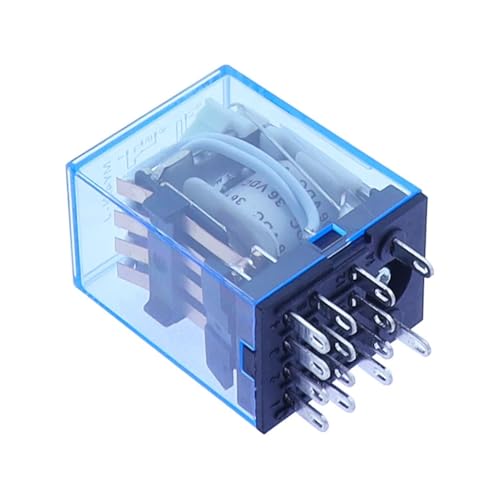 Relé electromagnético de 14 pines mini relé intermedio pack de 10 unidades 4