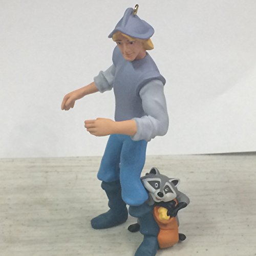 Captain John Smith and Meeko Disney Pocahontas 1995 Hallmark Ornament