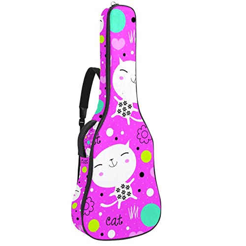 Housse pour guitare acoustique – Motif nuages et arc-en-ciel – Épaisseur : 1 cm – Étanche – 101,6 cm – 106,1 cm… - Les Beatles, Paul McCartney, John Lennon, RIngo Starr, George Harrison Housse pour guitare acoustique - Motif nuages et arc-en-ciel - Épaisseur : 1 cm - Étanche - 101,6 cm - 106,1 cm…