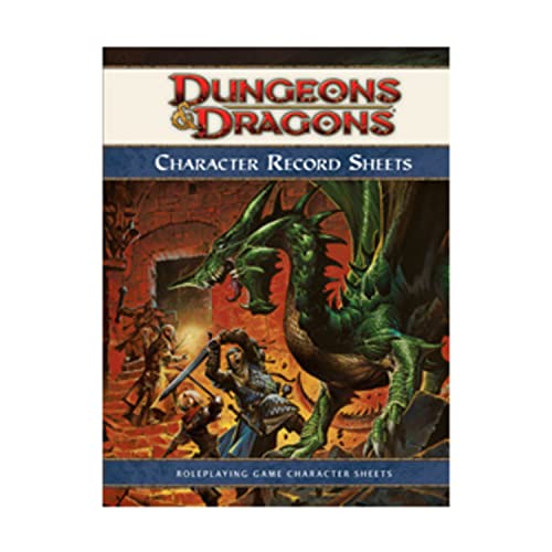 Dungeons & Dragons Character Record Sheets (D&D Accessory) view 2