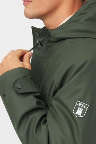 derbe Herren Regenjacke Trekholm Winter Olive/Off White - XL
