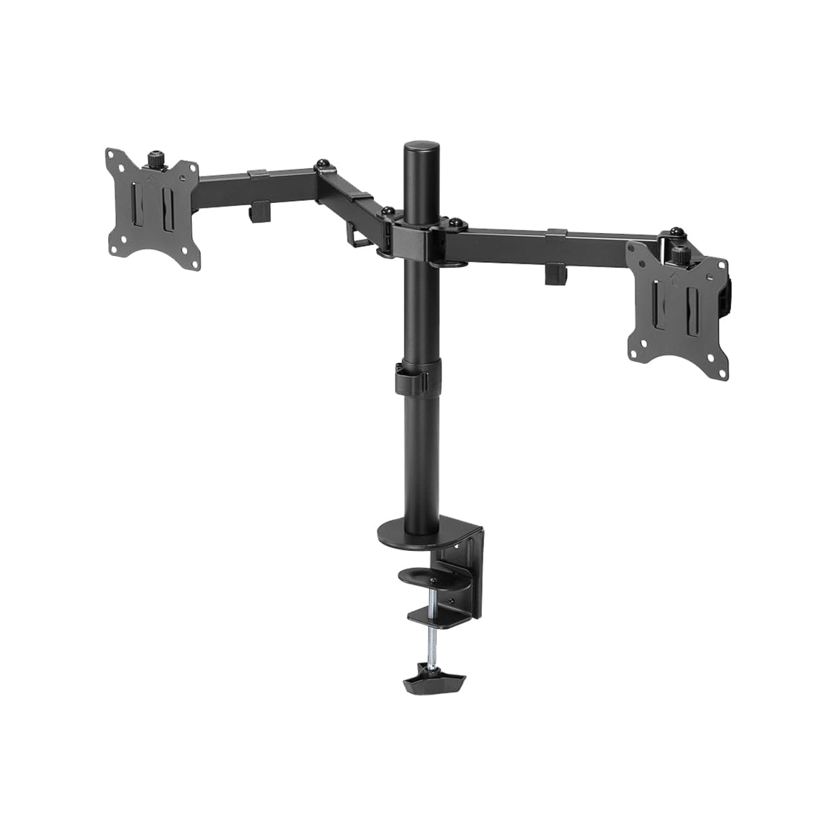 goobay Support Double Moniteur 17-32 Pouces Orientable Réglable en Hauteur VESA 100x100 2X Jusqu'à 8 kg - Basic - 58529
