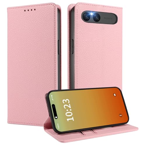 MOJIA Coque pour Sony Xperia 10 VII, [Fermeture Magnétique Forte] Étui Housse Portefeuille en Cuir PU de Qualité Supérieure, Flip Case avec Porte-Cartes....