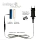 Hellum Batterie Adapter AA 2X, 3V Netzteil AA Batterie Ersatz für 2 Stück AA Batterien, 230V mit 1,8m Kabel, Eliminator für Batteriebetriebene Dekoration 578317