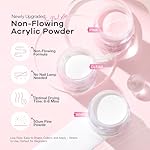 Acrylic Nail Kit for Beginners: Professional Complete Set with Drill UV Light Gel Polish Nail Art Tools for Salon Quality Manicures at Home - Image 4