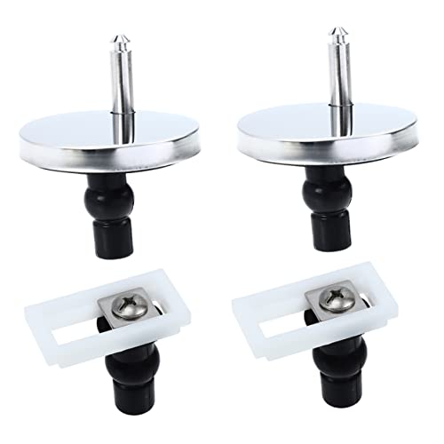Generic トイレカバーネジセット ペア ? 便座交換用 耐久設計 ゴム付き for 家庭用トイレ (8X6X6CM,アソートカラー)