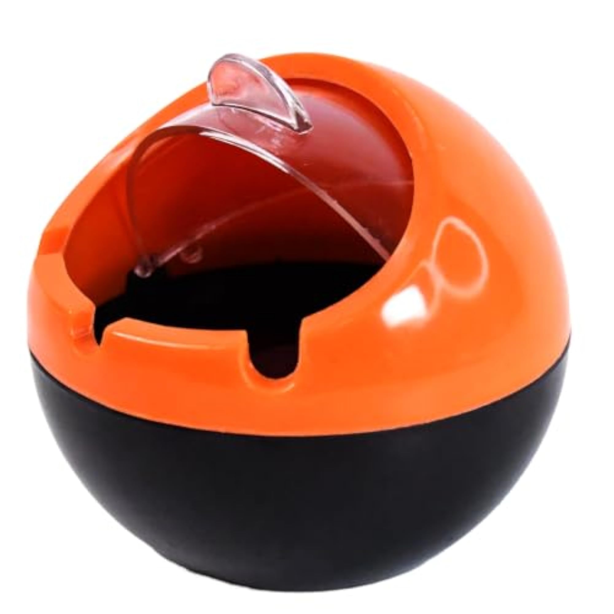 Portable Windproof Ball Ashtray with Lid, Outdoor Use