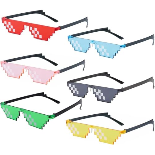 IEBTAWN 6 Piezas Gafas, Divertidas Gafas De Boda, Cumpleaños,