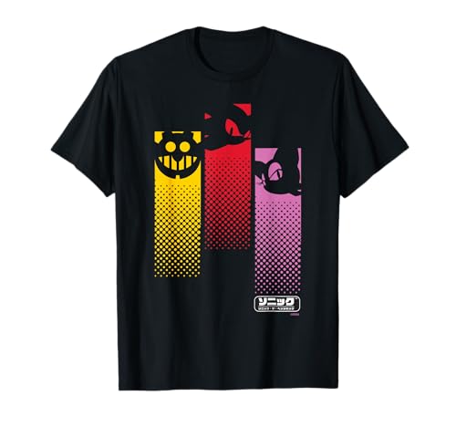 Sonic the Hedgehog - Vertical Screen (Shadow, Rouge, Eggman) T-Shirt