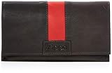 bi fold Zippo Herren Zweifachgefalteter Tabakbeutel Rot Geldbörse, Braun (Mokka), 1x9x16 cm