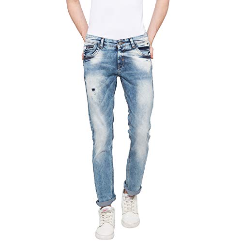 Image of Spykar Men's Regular Jeans