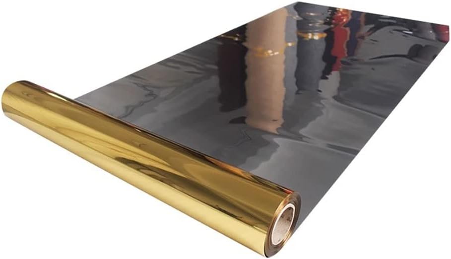 LXHONG Wedding Aisle Runner, Decorative Reflective Carpet Runway Cuttable Stage Exhibition Birthday Disposable Carpet, For Indoor Outdoor Wedding Party Decorations ( Color : Gold , Size : 1x10M )