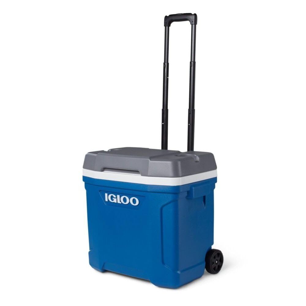 IGLOO Latitude 30 Roller Nevera portátil con Ruedas, Outdoor, Azul, 28 litros