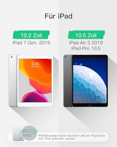 Inateck Hülle mit Tastatur für iPad, Ultraleicht 360g – Ansicht 2