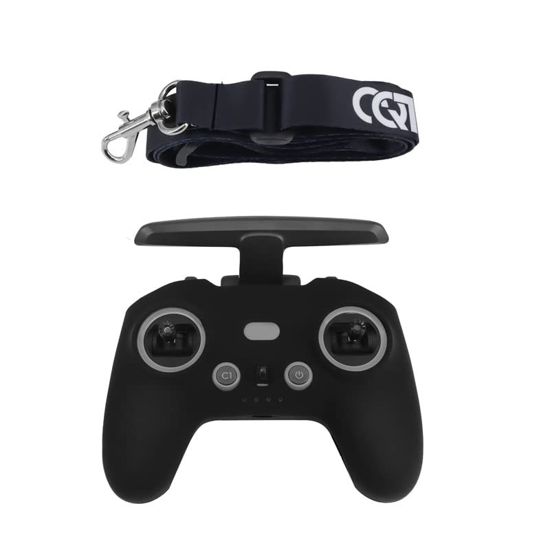 Custodia In Silicone Per Controller DJI Neo/Avata 2 RC/Motion 3 - Protettiva Antigraffio, Con Sgancio Rapido, Nero