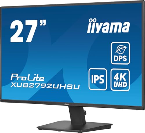 Iiyama Moniteur 27" Prolite XU2792UHSU-B6 IPS UHD 4K 68,6 cm LED
