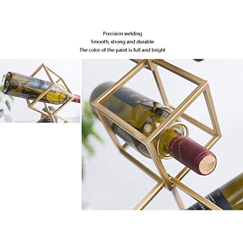 Soporte de vino metálico creativo tamaño A miniatura 5