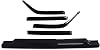 Bonnet Guard Protector Compatible with Nissan Safari Patrol GQ Y60 1987 1988 1989 1990 1991 1992 1993 1994 1995 1996 1997 Tinted Bug GuardHood and Visors