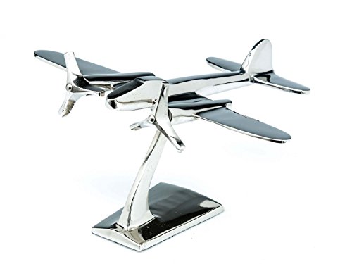 aubaho Maquette d'avion pour Bureau - Style Art déco - Aluminium/métal - argenté