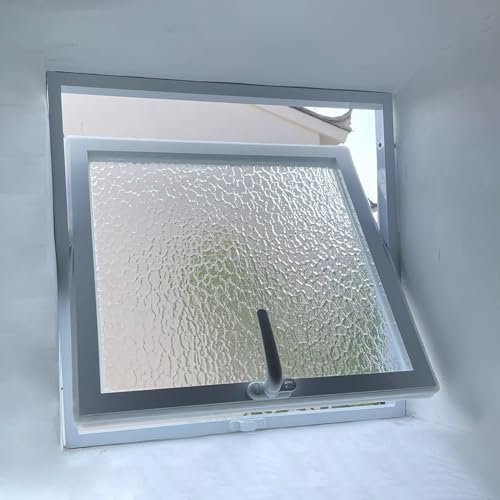 Ventana de Cobertizo de 60x45cm con Manilla Giratoria y Aluminio 2