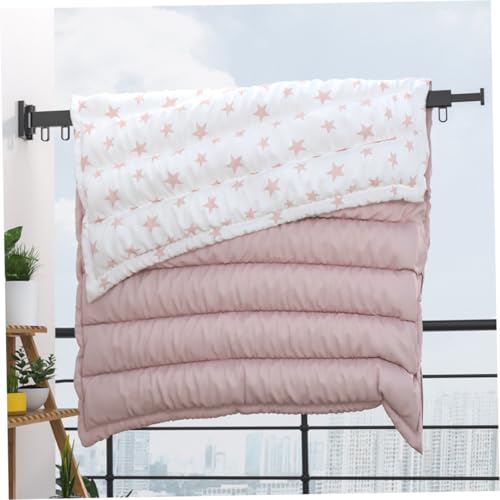 Support de séchage mural pliable en métal robuste étagère compacte sans perçage - 6
