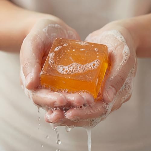 Image of Handmade Natural Orange & Cinnamon Bath Soaps | For All Skin Types | Pack of 3 (3 X 125 gm / 4.4 oz)