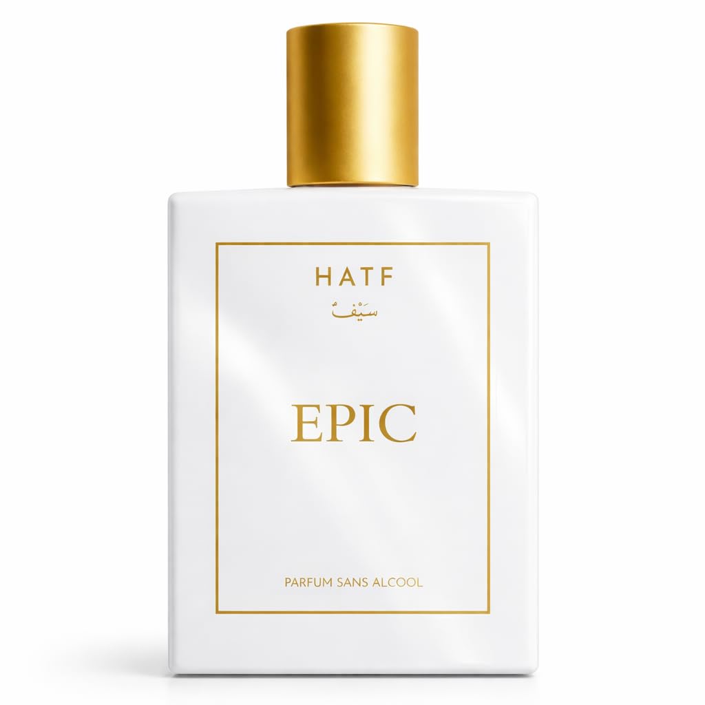Epic - Bezalkoholowe perfumy z piżmem - luksusowe, etyczne, halal, wyprodukowane we Francji - Mężczyźni i kobiety 100ml