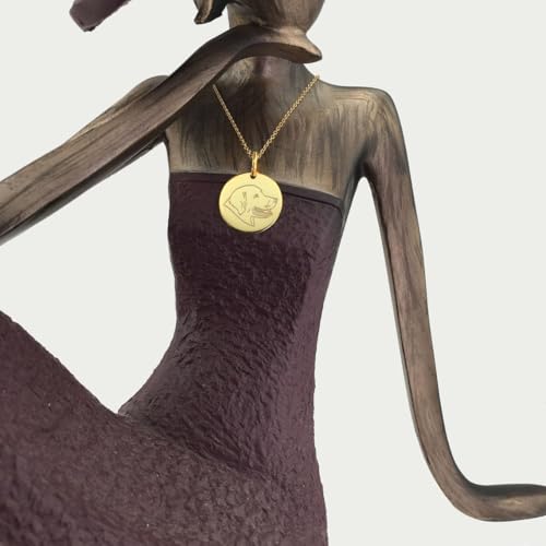 Collier argent 925 breloque chien médaillon gravé amour animaux