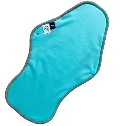 Image of Bumpadum Cloth Sanitary Pads - 3 Pads + Waterproof Pouch Value Pack (Teal, M-L-XL-Minibag)