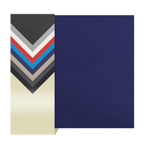 Tapis PVC EXPOTOP 2,00m x 2,00m, Bleu,Tapis Vinyle Uni, Résistance au feu B1 | Revêtement de Sol PVC au Mètre - Plusieurs Tailles et Couleurs