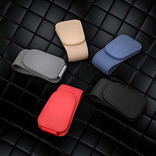 Kansmart 80006685 Sunglass Holder For Car Visor Sunglasses Clip Magnetic Leather Glasses Eyeglass Holder Truck Interior Car Accessories thumb #8
