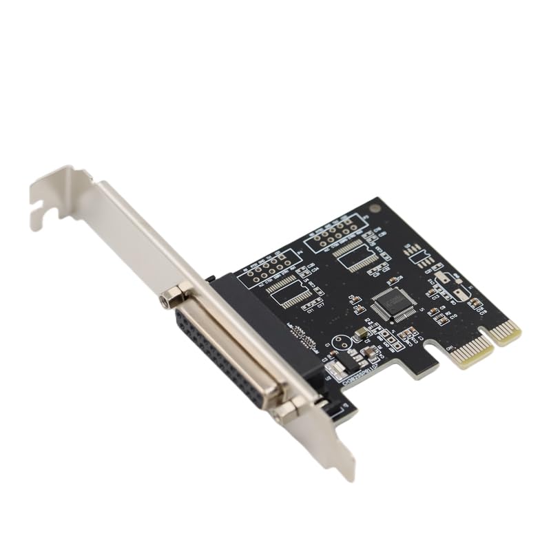 Pci Express Parallel (LPT) Adaptor Card WCH 382 Chipset for Desktop with Low Bracket (PCIE-Parallel)-image-7