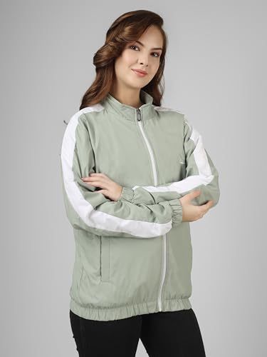 Image of Lavozia women jacket Women's Travel Nylon Solid Plain Sports Gym Workout Running Travel Trekking and jacket for Women