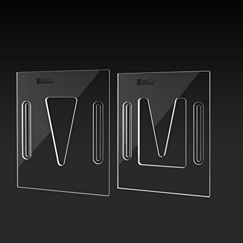 StewMac Acoustic Neck Joint Routing Templates (Set of 2)