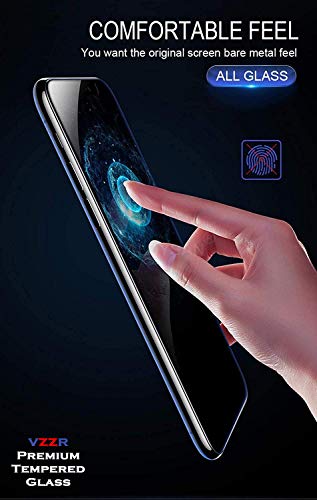 Image of VZZR? Premium Tempered Glass for One Plus 6T Screen Protector [11D] - Full HD, Shatterproof, Anti Scratch Screen Guard For OnePlus 6T (Black Edition)