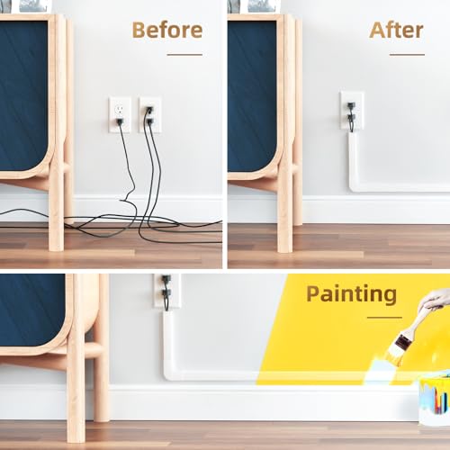 image for Delamu Cable Hider, 315in Cord Covers for 2-3 Wires on Wall, TV Cord H