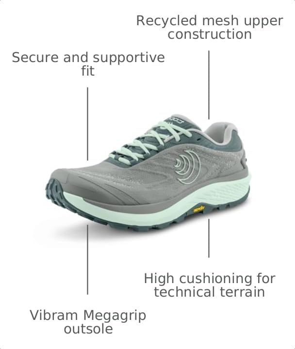 Image of Topo Athletic Women's Pursuit 2 - Lightweight 0MM Drop Laced Running Shoes, Athletic Shoes for Trail Running