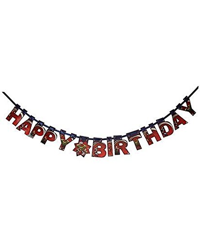 Marvel Avengers Party Happy Birthday Die Cut Banner - 4.5 feet