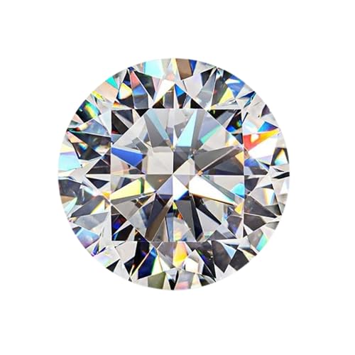 Pierre moissanite de 1,22 carats certifiée TSGTL, l'alternative durable à l'éclat éternel
