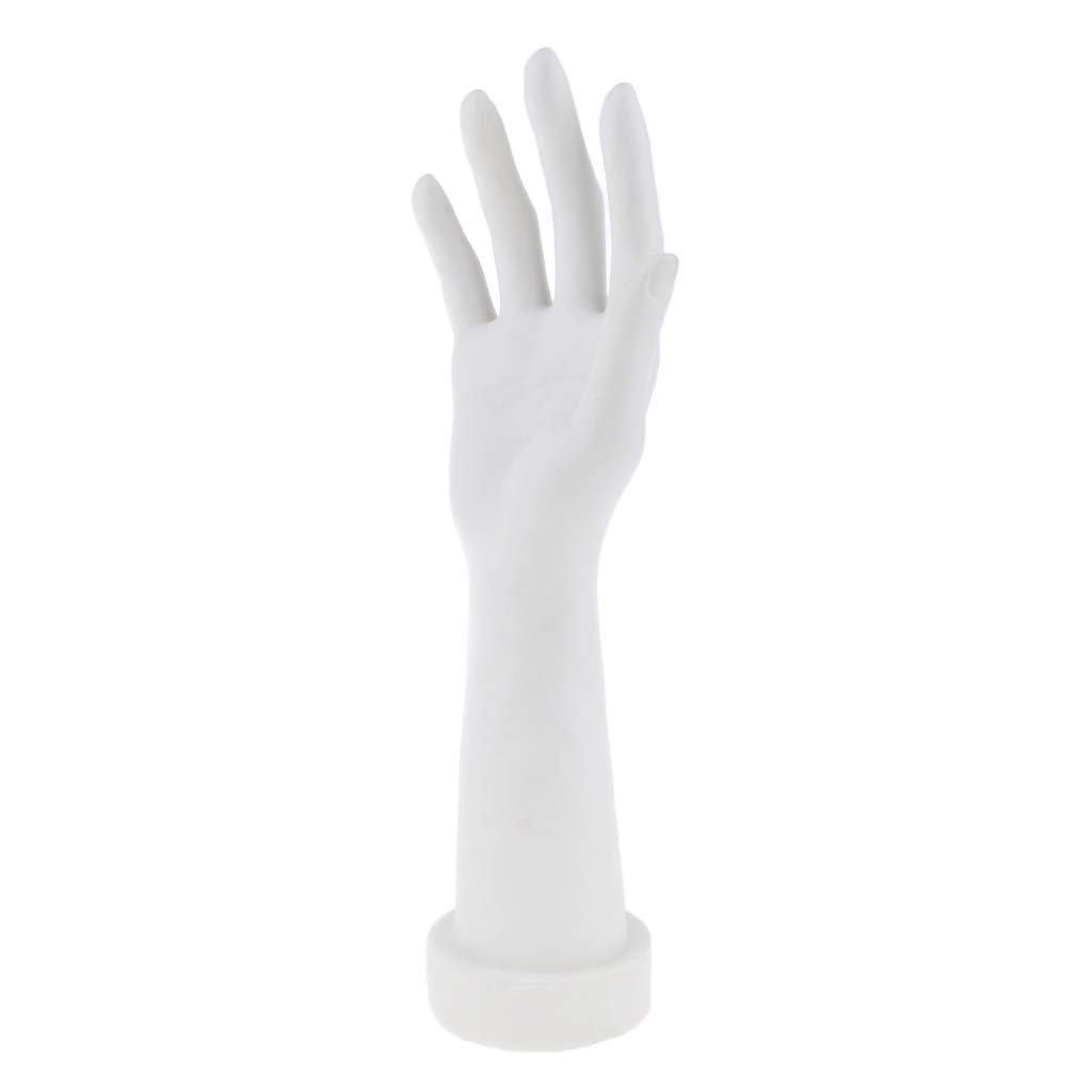 Oeuvreby Women's White Hand Jewelry Display Stand Hand Mannequin Model Props - Right