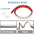 TISWEET 118 inch Flexible Quarter Round Molding Self Adhesive, 3/4" Waterproof Peel and Stick Round Trim for Molding, Wall Edge Corner, Countertop, Baseboard, Cabinet Edge