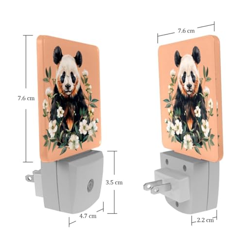 Lámpara de Noche LED Panda Flowers con Sensor para Niños miniatura 7