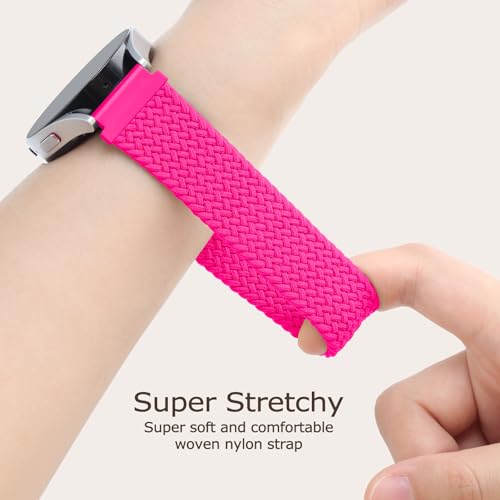 Yoohoo 18mm Watch Straps Braided Magnetic Compatible with Venu 2S/Venu 3S,Quick Release Replacement Sport Loop Watch Strap for Men and Women - Image 4