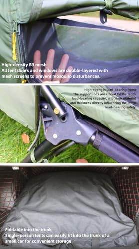 Carpa plegable resistente al viento e impermeable para camping miniatura 5