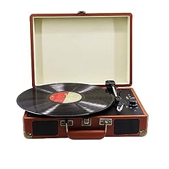 Tourne-Disque, Tourne-Disque 3 Vitesses avec Lecture MP3 USB intégrée/Bluetooth/Radio FM/Lecteur CD et Cassette/Vinyle L - Les Beatles, Paul McCartney, John Lennon, RIngo Starr, George Harrison