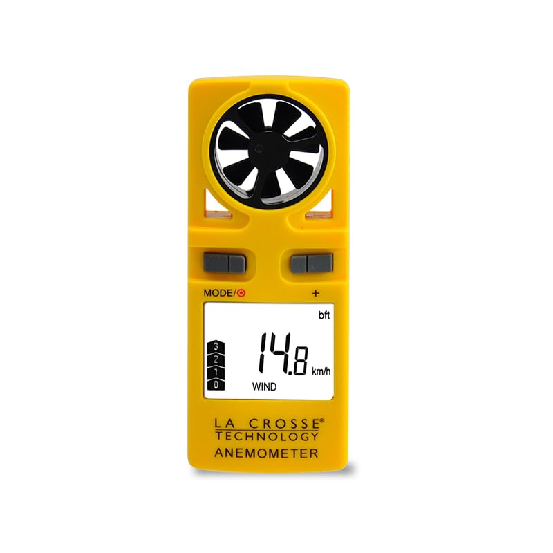 Close-up of Velleman DVM9500 Anemometer display